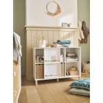Meuble de rangement 6 cases ligne boulier blanc