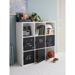 Meuble de rangement 9 cases blanc
