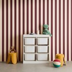 Meuble de rangement enfant 6 bacs de rangement en plastique blanc