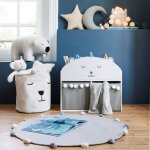 Meuble de rangement - ourson blanc