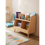 Meuble de rangement en pin ligne confetti nature marron