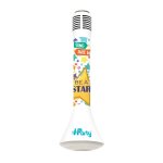 Micro karaok� sans fil avec enceinte bluetooth iparty multicolore