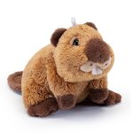 Mini peluche castor marron Mini peluche castor marron