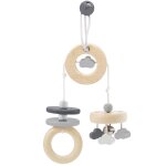 Mini portique - nuage amusant gris