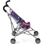 Mini - poussette buggy pour poupons roma bleu et rose