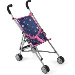 Mini - poussette buggy pour poupons roma bleu et rose