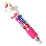Mini stylo  bille 4 couleurs - mini magic rainbow rose
