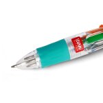 Mini stylo � bille 4 couleurs - mini magic rainbow vert