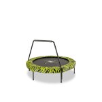 Mini trampoline enfant avec filet de s�curit� pour premiers sauts en toute s�r�nit� noir / vert