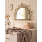 Miroir coiffeuse beige