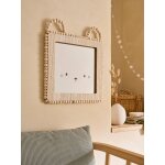 Miroir visage petit ourson hygge bois