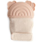 Mitaine de dentition rose