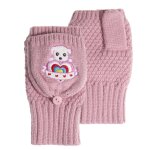 Mitaines ultra doux, non doubl rose