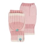 Mitaines ultra doux, non doubles rose
