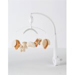 Mobile musical babou & kendi en plastique beige