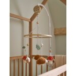 Mobile musical herisson beige