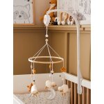 Mobile musical petit mouton cru / multicolore