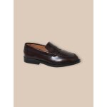 Mocassins en cuir chocolat