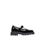 Mocassins en cuir verni khaila noir -