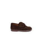 Mocassins en su�de � scratch marron