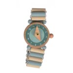 Montre en bois emma bleu Montre en bois emma bleu
