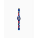 Montre avec camions de pompiers bleu