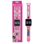 Montre digitale led barbie rose
