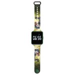 Montre digitale led dinosaure vert