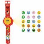 Montre digitale avec projection ast�rix rouge