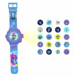 Montre digitale avec projection stitch - �cran digital, 20 projections bleu
