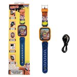 Montre avec cran couleurs naruto avec camera et carte mmoire de 8 go orange