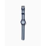 Montre  rayures gris