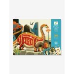 Mosa�ques dinosaures rouge