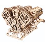 Moteur v8 maquette mcanique en bois  construire, puzzle 3d fonctionnel avec moteur lectrique brown ...