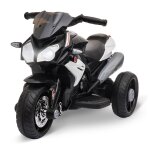 Moto Électrique enfant 3 roues 6v 3km / h max. effets lumineux sonores noir Moto Électrique enfant 3 roues 6v 3km / h max. effets lumineux sonores noir