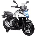 Moto lectrique enfant honda nc750x - musiques, feux av led, entre usb mp3 jack - 2 roues auxiliaires ...