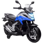 Moto lectrique enfant honda nc750x - musiques, feux av led, entre usb mp3 jack - 2 roues auxiliaires ...