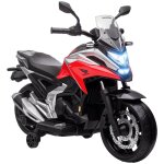 Moto lectrique enfant honda nc750x - musiques, feux av led, entre usb mp3 jack - 2 roues auxiliaires ...