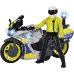 Moto de police jaune