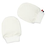 Moufles naissance en coton gants bb anti griffures cru