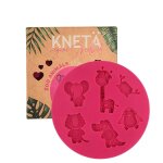 Moule en silicone - animaux du zoo pink