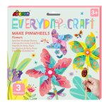 Kit moulins � vent � cr�er enfant fleurs multicolor