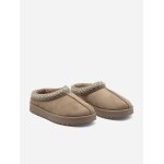 Mule � enfiler beige fonc�