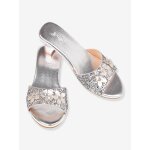 Mules talon enfant d�guisement argent�