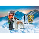 My life jeune gar�on en raquettes avec son saint bernard 71741 multicolore