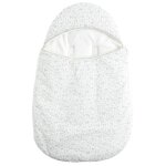Nid d'ange b�b� en coton - promenons nous blanc