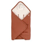 Nid d'ange biside ouatin t - pady quilted - teddy brick