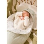 Nid d'ange en gaze de coton hello baby vert