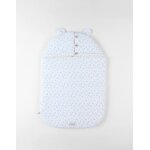 Nid d'ange en jersey et sherpa blanc