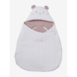 Nid d'ange transformable en gaze de coton souris blanche